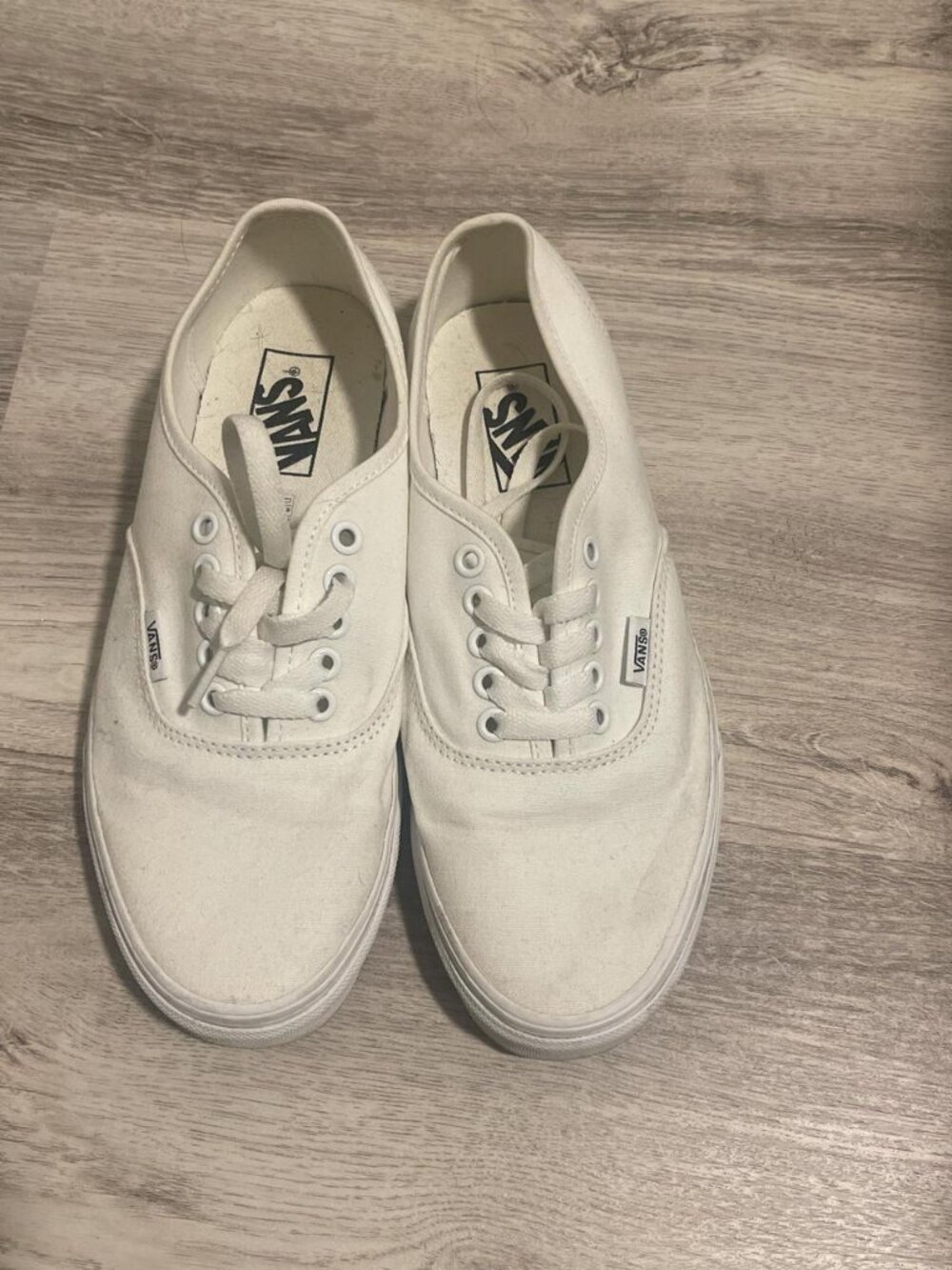Vans Women's White and Cream Trainers
